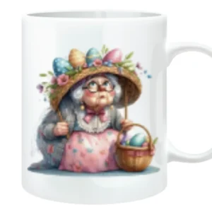 Granny with Easter Egg Hat