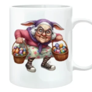Granny with Easter Egg Baskets