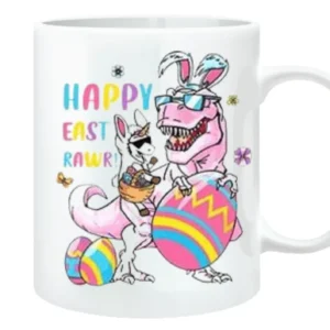 “Happy EastRAWR” Mug