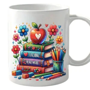 Teaching is heart work mug